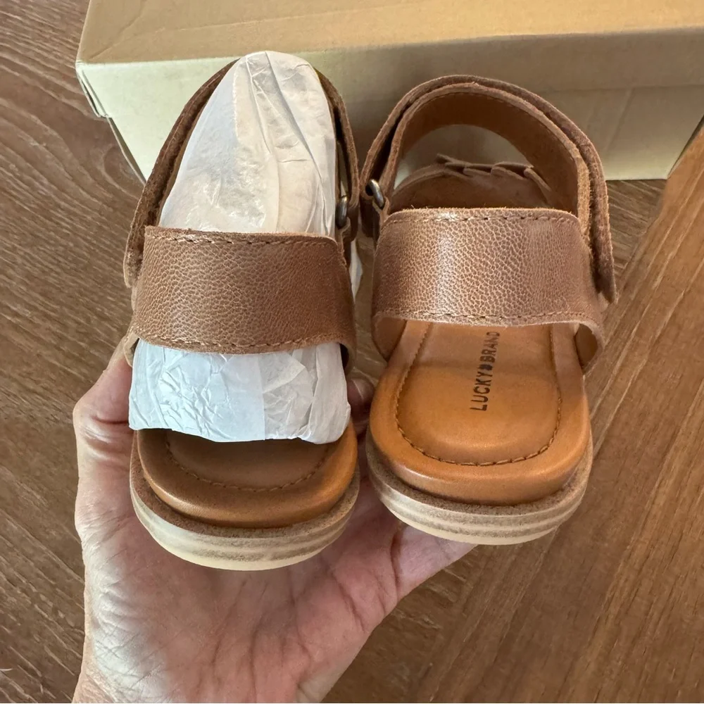 Lucky Brand Natany sandals in latte (tan) 8.5M - Picture 6 of 11